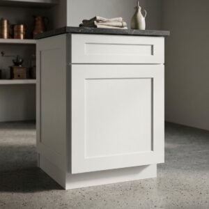 Shaker Base Cabinet Single Door Single Drawer in classic Shaker style