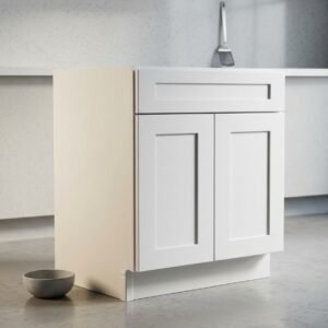 Shaker Vanity Drawer Base Cabinet with soft-close drawer glides