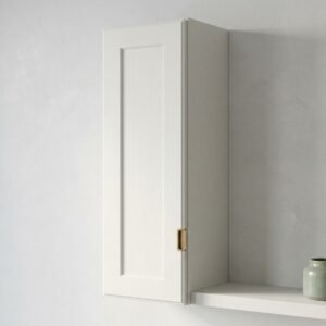 Shaker 18 Inch Wall Cabinet with finished cabinet sides