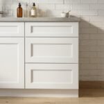 Shaker Vanity Sink Base Cabinet with soft-close hinges