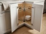 Shaker Lazy Susan Base Cabinet in classic Shaker style