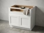 Shaker 36 Inch Farm Sink Base Cabinet with double doors