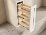 Shaker Spice Rack Base Cabinet with solid wood construction
