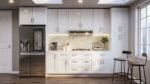Shaker 36 Inch Farm Sink Base Cabinet with soft-close hinges