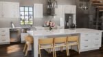 Shaker 36 Inch Farm Sink Base Cabinet for modern kitchen design