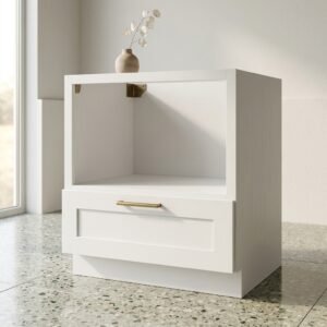 Shaker Microwave Base Cabinet with Drawer for kitchen storage