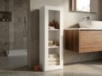 Shaker 18 Inch Glass Door Wall Cabinet with adjustable shelves