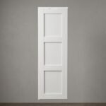 Shaker 18 Inch Glass Door Wall Cabinet featuring soft-close hinges