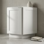 Shaker Base End Cabinet with double doors