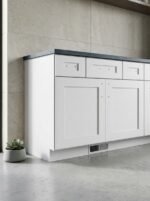 Shaker 42 Inch Vanity Cabinet with Drawers and dovetail drawer boxes
