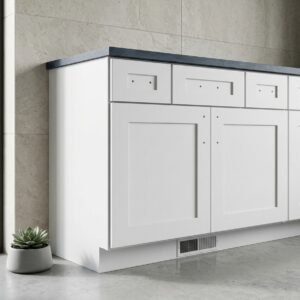 Shaker 42 Inch Vanity Cabinet with Drawers and dovetail drawer boxes